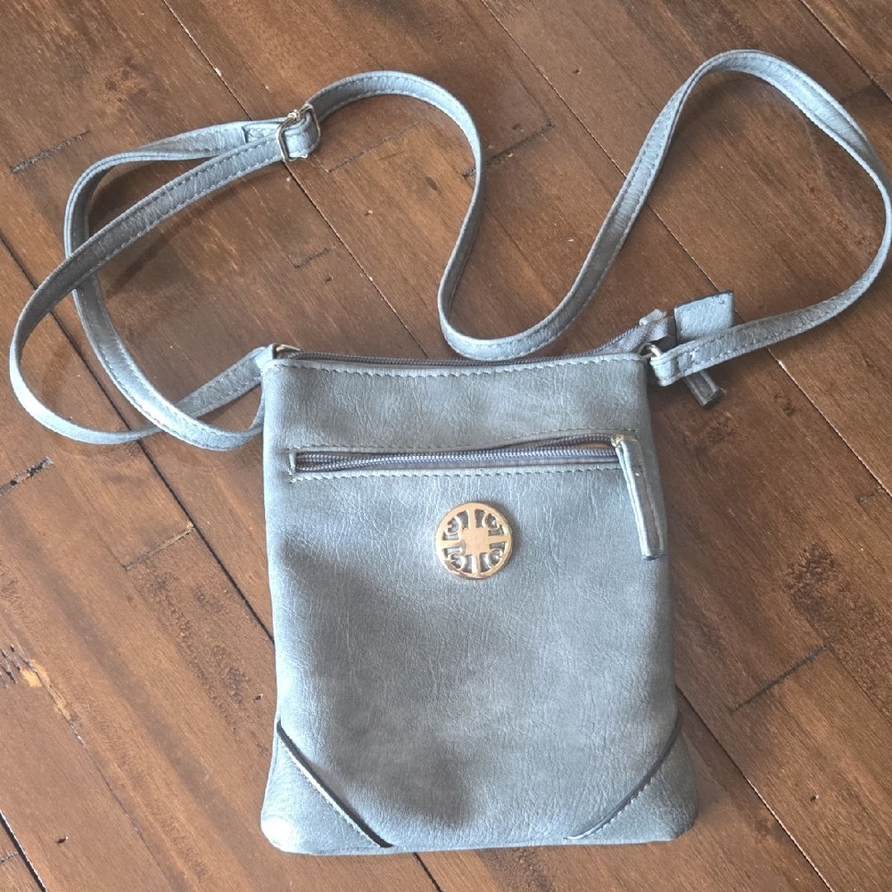 Gray Crossbody Bag